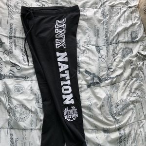 Black fitted sweatpants (joggers)